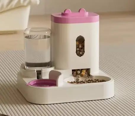 Automatic Pet Feeder with Water Fountain