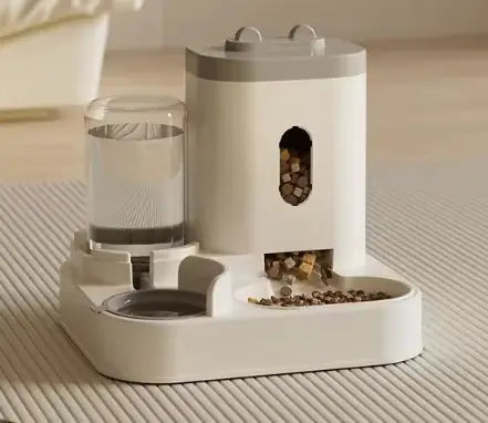Automatic Pet Feeder with Water Fountain